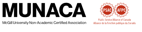 MUNACA — McGill University Non-Academic Certified Association